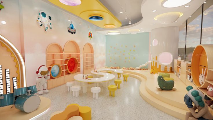 Mô hình cafe kết hợp khu vui chơi trẻ em